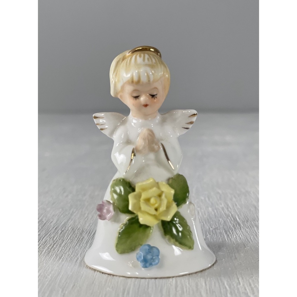 Vintageโ Holiday Namco Ceramic Angel Bell Bone China Christmas Decor Gift Girl